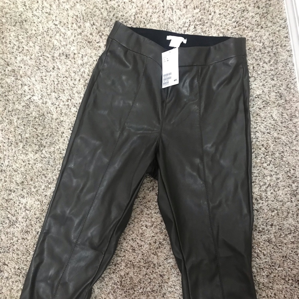H&M Vegan leather pants